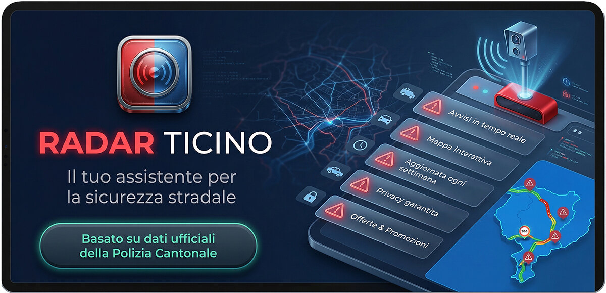 RadarTicino — app per la sicurezza stradale